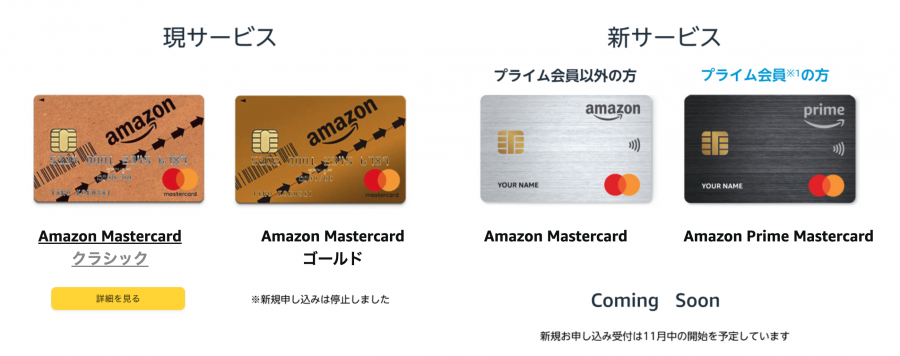 新Amazon Mastercardの画像