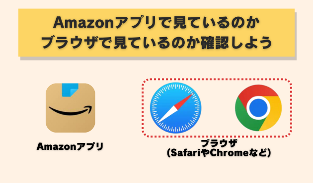 Amazonを見るアプリの種類