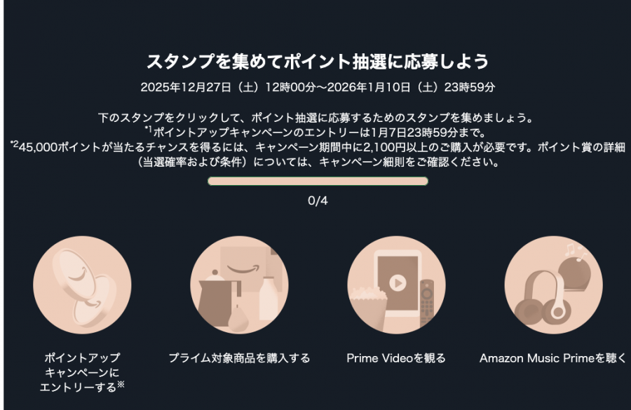 Amazonスタンプラリー