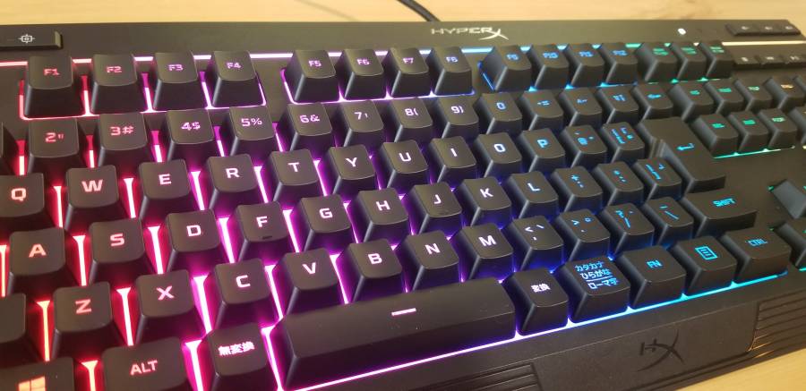 HyperX「Alloy Core RGB」徹底レビュー！ ゲーミングキーボード入門に