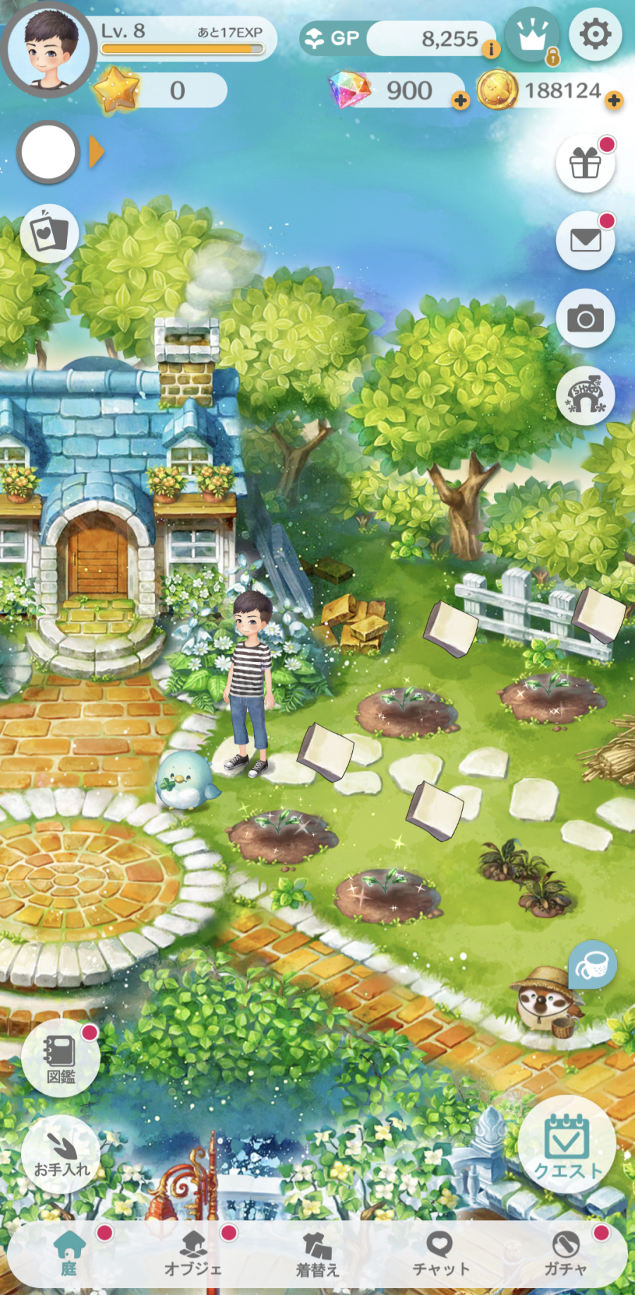 ▲恋庭をプレイ中の画面