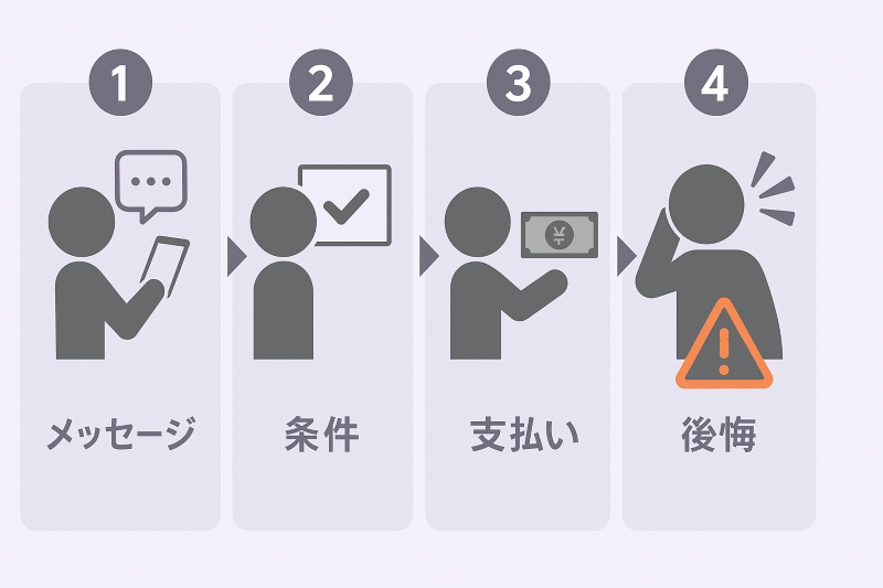 援デリに遭遇する
