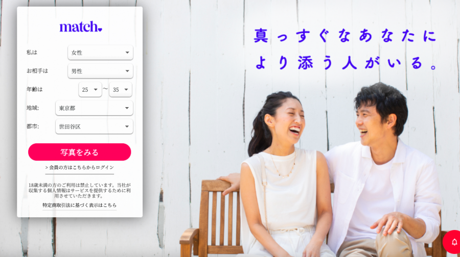 ログイン画面。