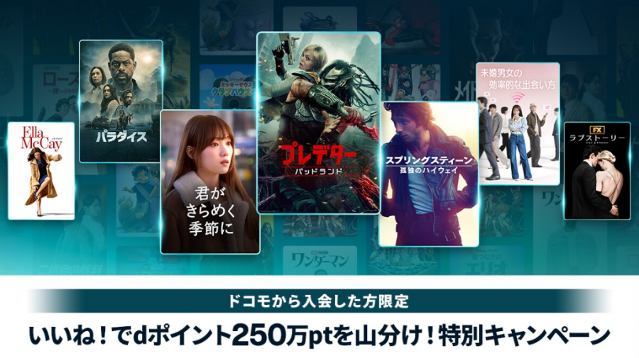 ディズニープラス・dポイント山分けプレゼントキャンペーン