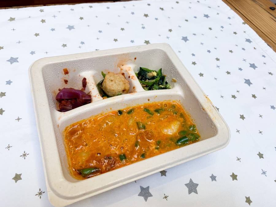 昔のナッシュの冷凍宅配弁当メニュー・海老クリームスープ