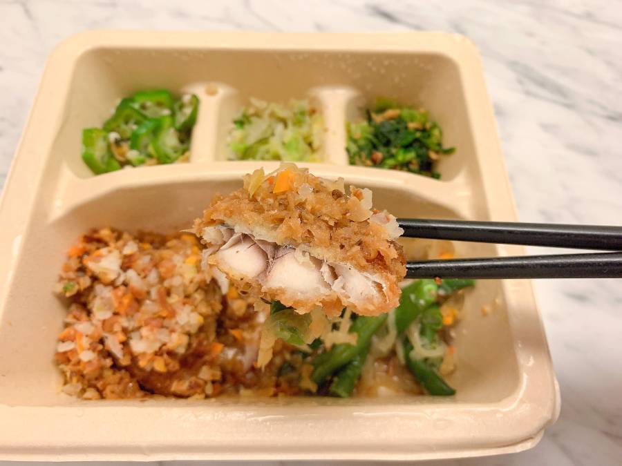 中華の特製麹だれのアジフライ