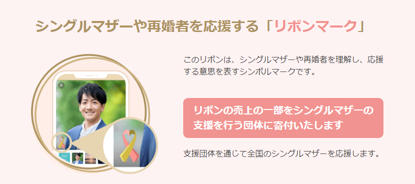 マリッシュのリボンマーク