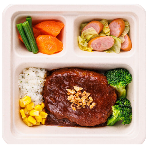 トリュフ香る デミグラスのハンバーグ