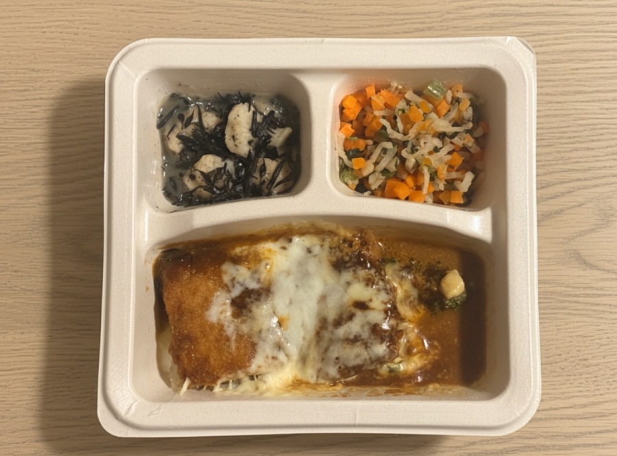 ナッシュ　［ボリューム］懐かしの和風チーズデミカツ