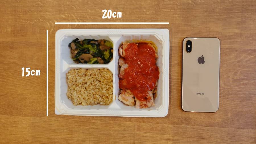「iPhone XS」とのサイズ比較画像