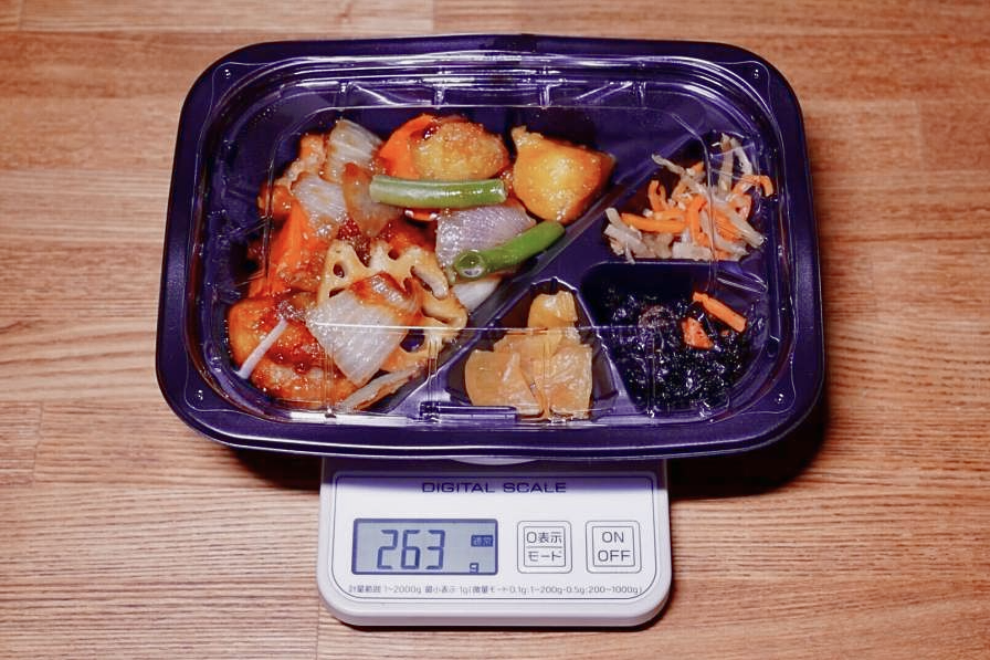 大戸屋の弁当の容量