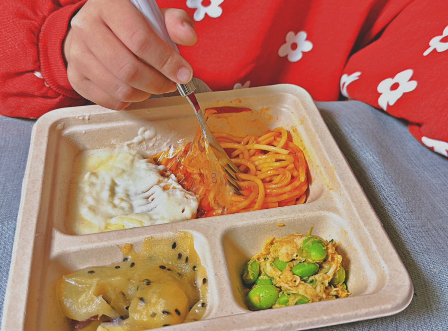 三ツ星ファーム　お子さまプレート よくばりパンケーキ&ナポリタン