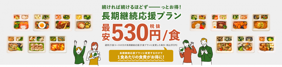 長期継続応援プランのイメージ画像