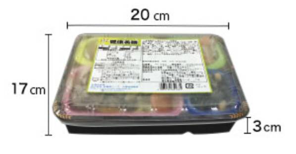スギサポ deli 容器のサイズ感