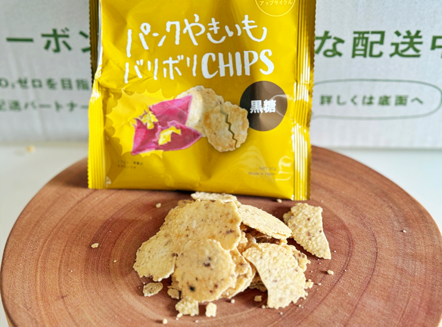 パンク焼き芋のバリボリチップス　中身