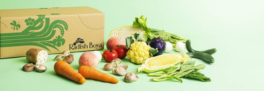 「らでぃっしゅぼーや」の『めぐる野菜箱』の画像