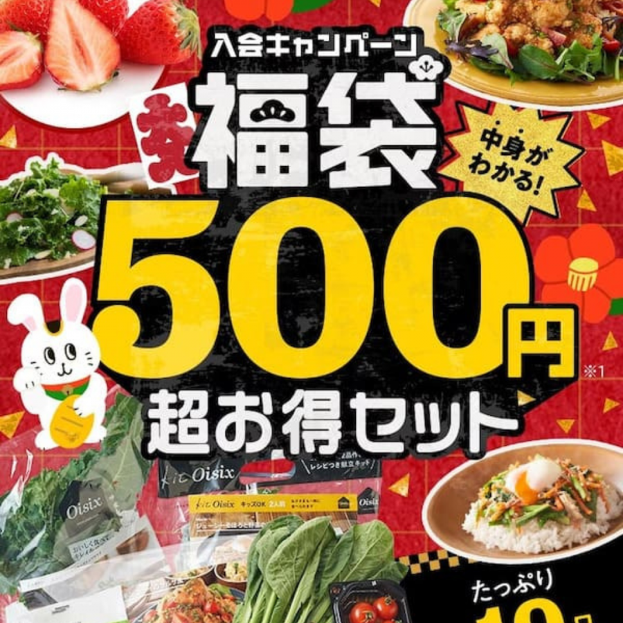 入会キャンペーン福袋500円の画像