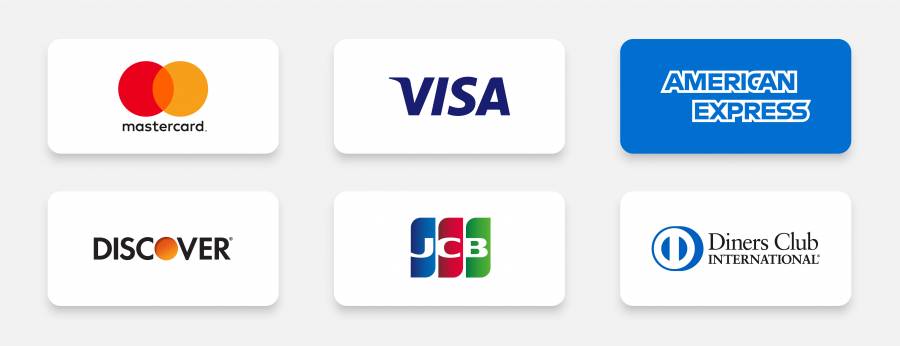 メインのクレジットカード会社のロゴ