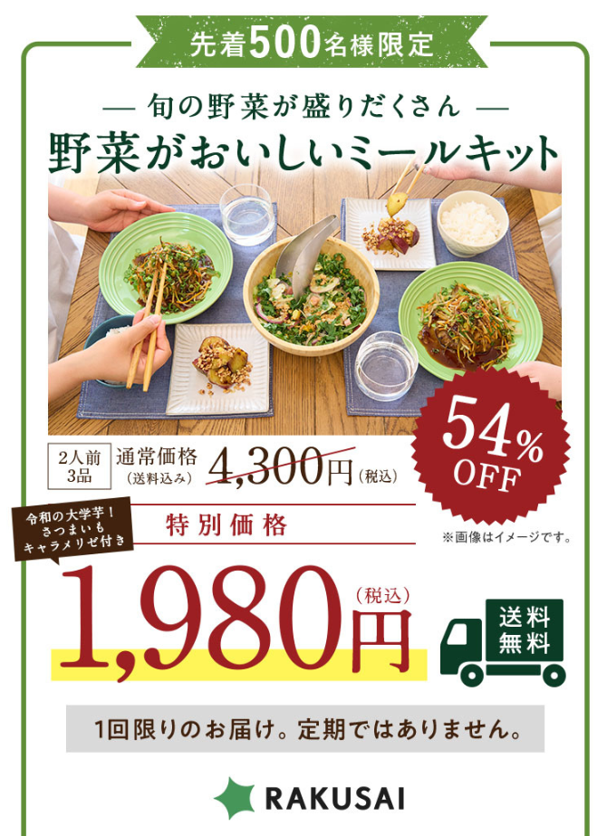 楽彩　お試しセット　詳細