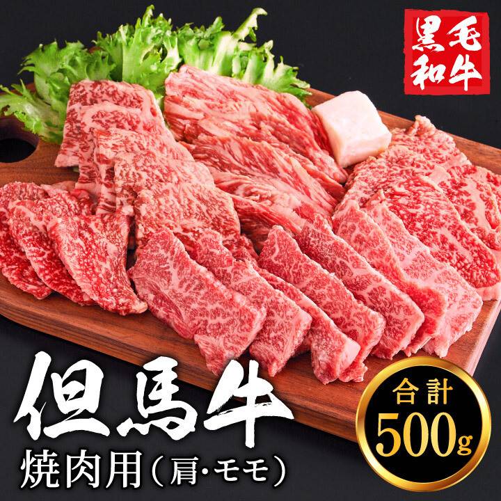 但馬牛経産牛　焼肉用（肩・モモ）500ｇ