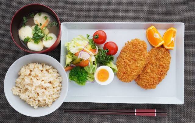 冷凍食品のイメージ（健康的な食事）