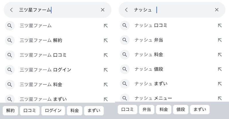 Googleのおすすめ表示