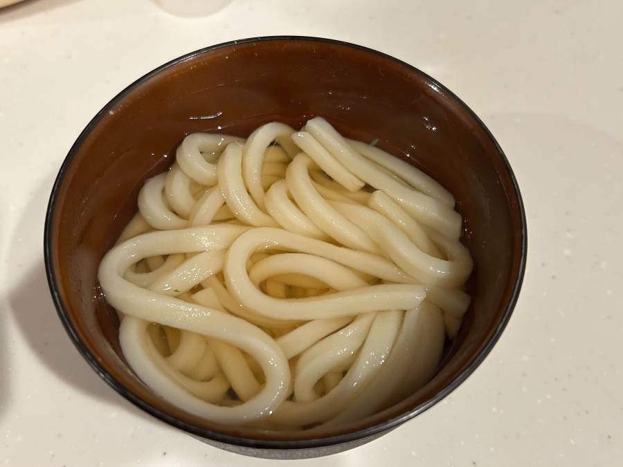 ファミマの冷凍うどんの解凍後