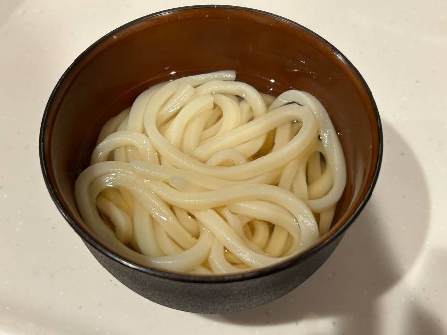 ローソンの冷凍うどんの解凍後