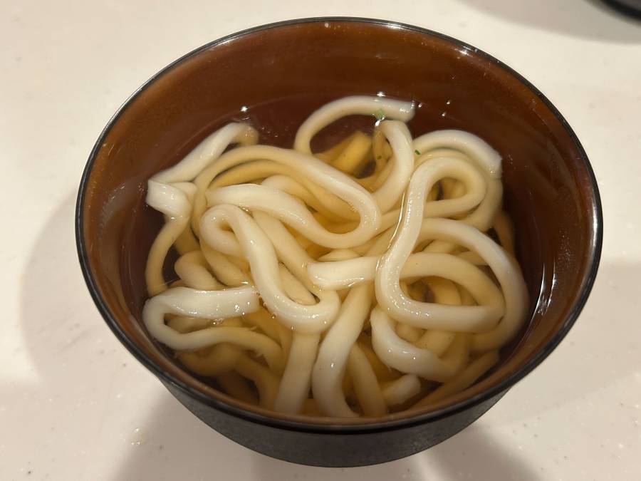 セブン-イレブンの冷凍うどんの解凍後