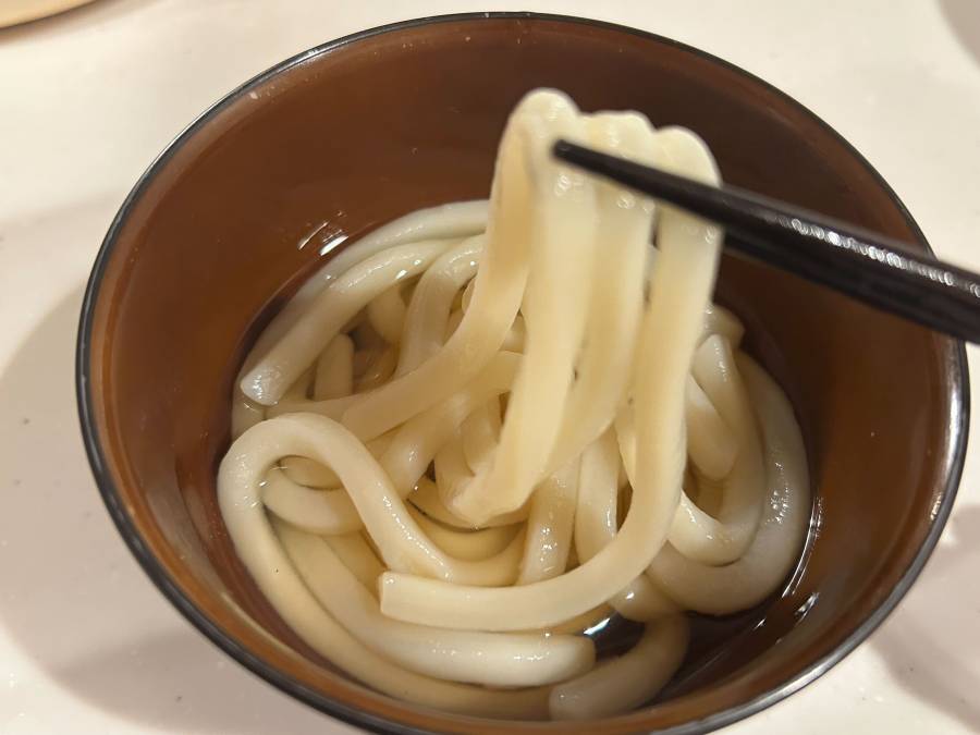 業務スーパーの冷凍うどんの解凍後