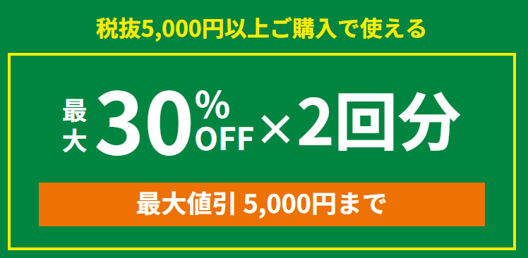 グリーンビーンズ2回目以降のクーポン