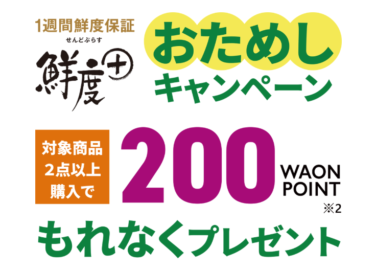 グリーンビーンズWAON POINTプレゼント