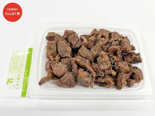 たんぱく質が摂れる国産砂ずりの黒胡椒焼き