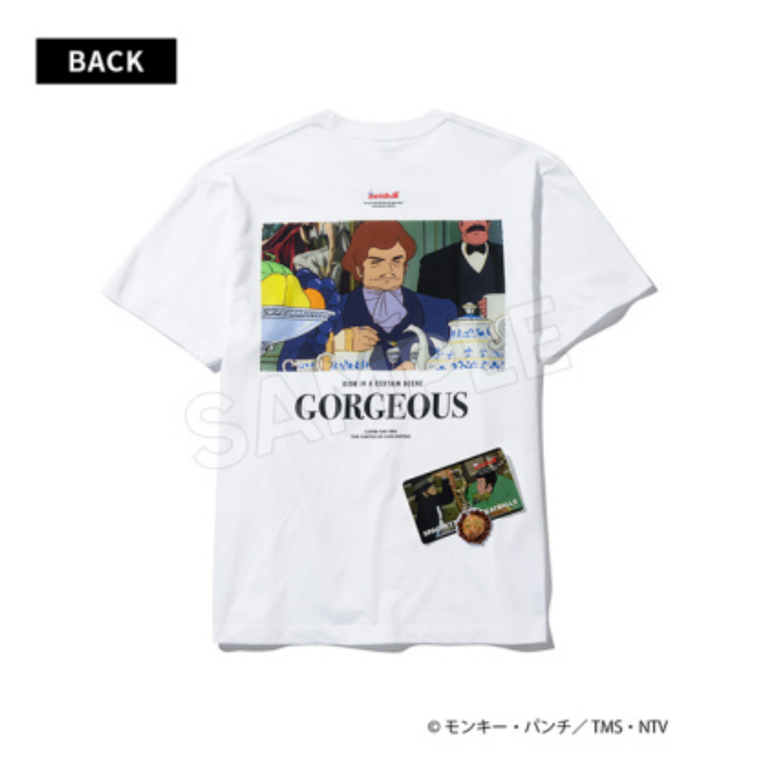 ルパン三世 カリオストロの城 × ZOZOTOWN＞FOOD Tシャツ＆ミートボールスパゲッティ キーホルダーSET カリオストロ伯爵