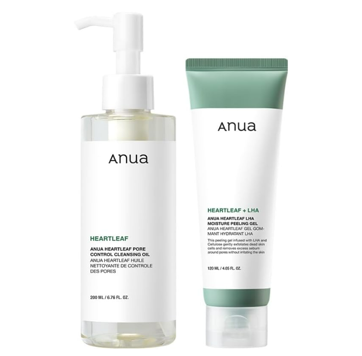 ANUA(アヌア)ドクダミポアコントロールクレンジングオイル200ml+ドクダミLHAモイスチャーピーリングジェル120ml