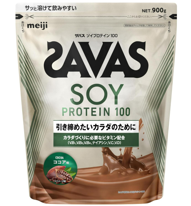 ザバス ソイプロテイン100 ココア味900g