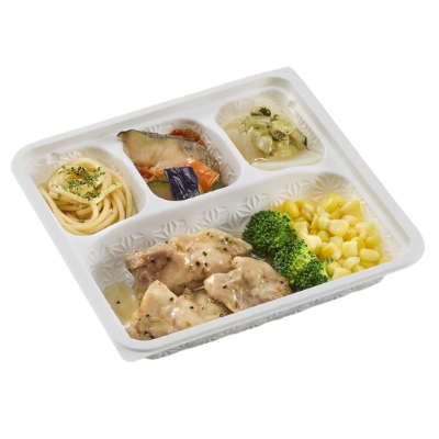 ▲食卓便「鶏肉のレモンペッパー焼き」