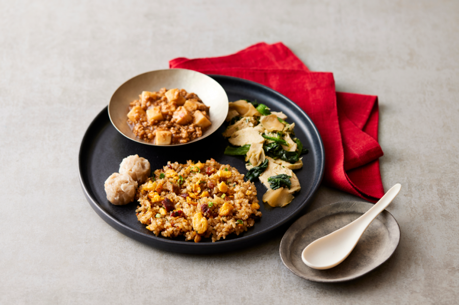 ▲「直火炒め炒飯と麻婆豆腐セット」