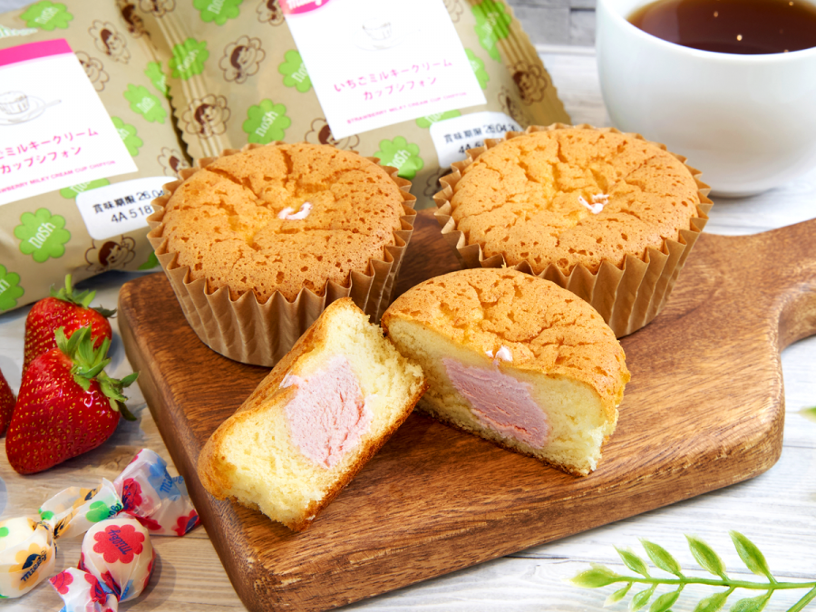 ▲いちごミルキークリーム カップシフォン