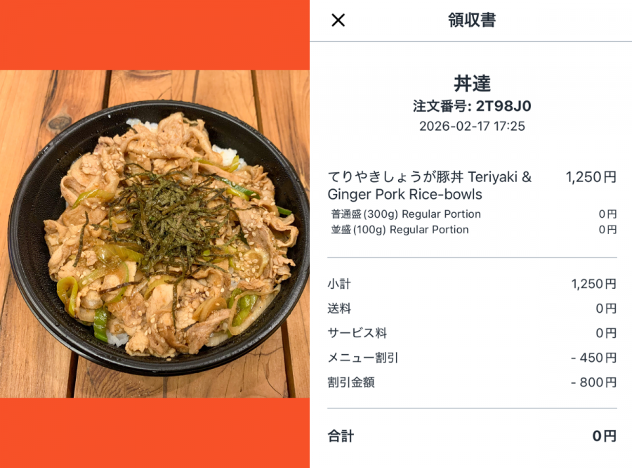 てりやきしょうが豚丼