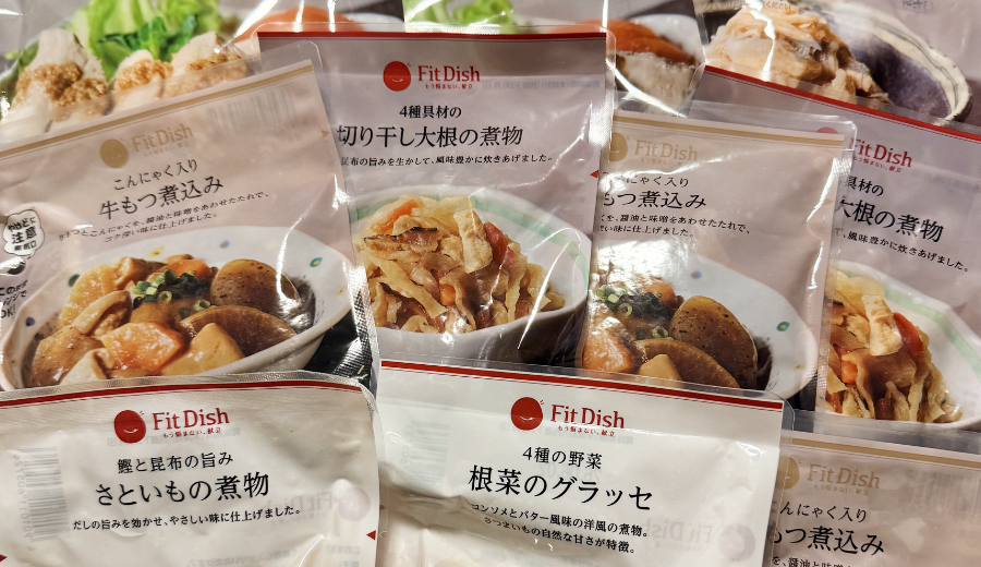 FitDish　パウチの色　主菜　副菜