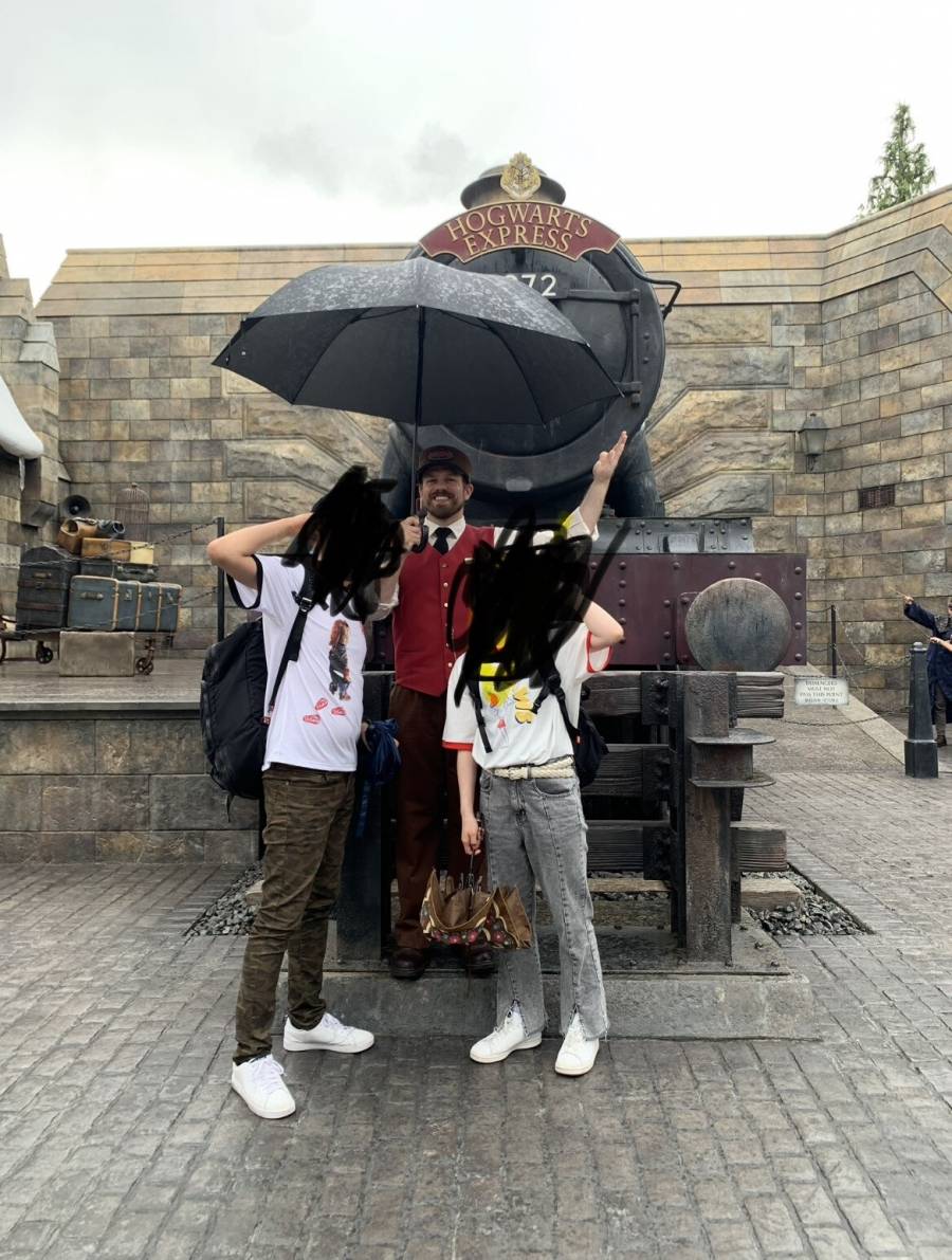 ハウステンボスに行ったお二人の写真