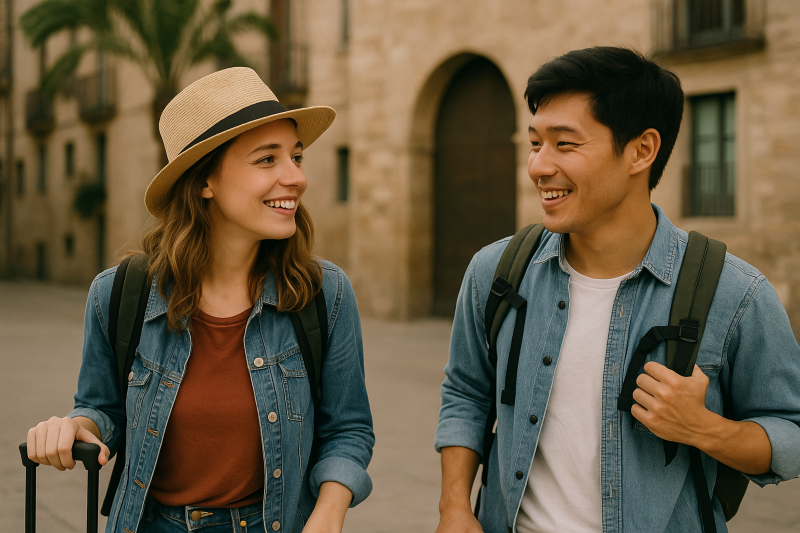 「旅行・一人旅」での出会い