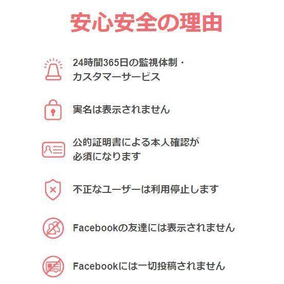 マッチングアプリが安心安全な理由