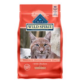 BLUE BUFFALO WILD SPIRIT INDOOR ADULT CAT WEIGHT CONTROL CHICKEN RECIPE 4LB 