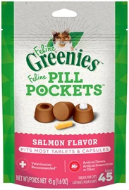 GREENIES 喂藥輔助貓小食鮭魚味 1.6安士